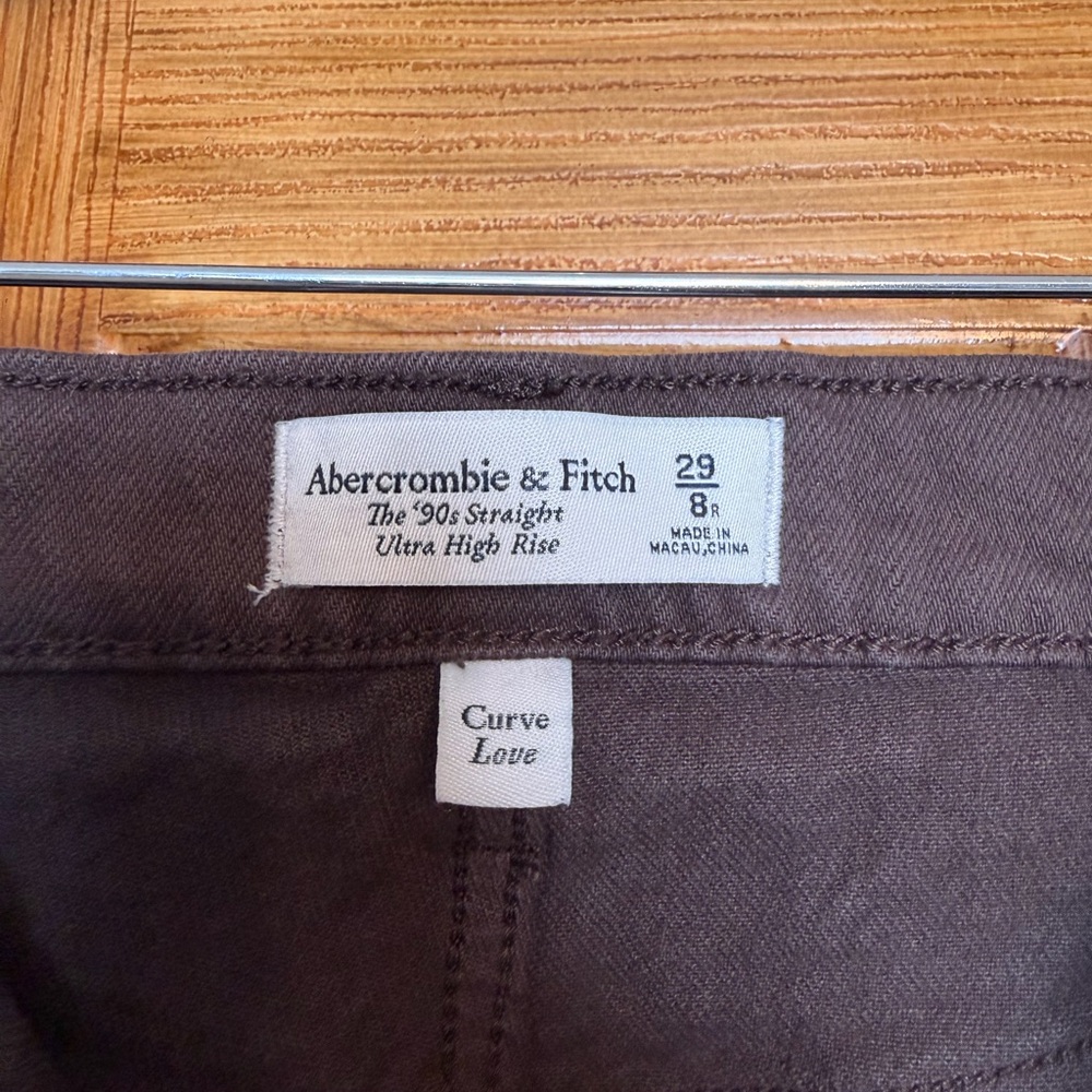 Abercrombie & Fitch 90s Straight Ultra High Rise Jeans - Curve Love